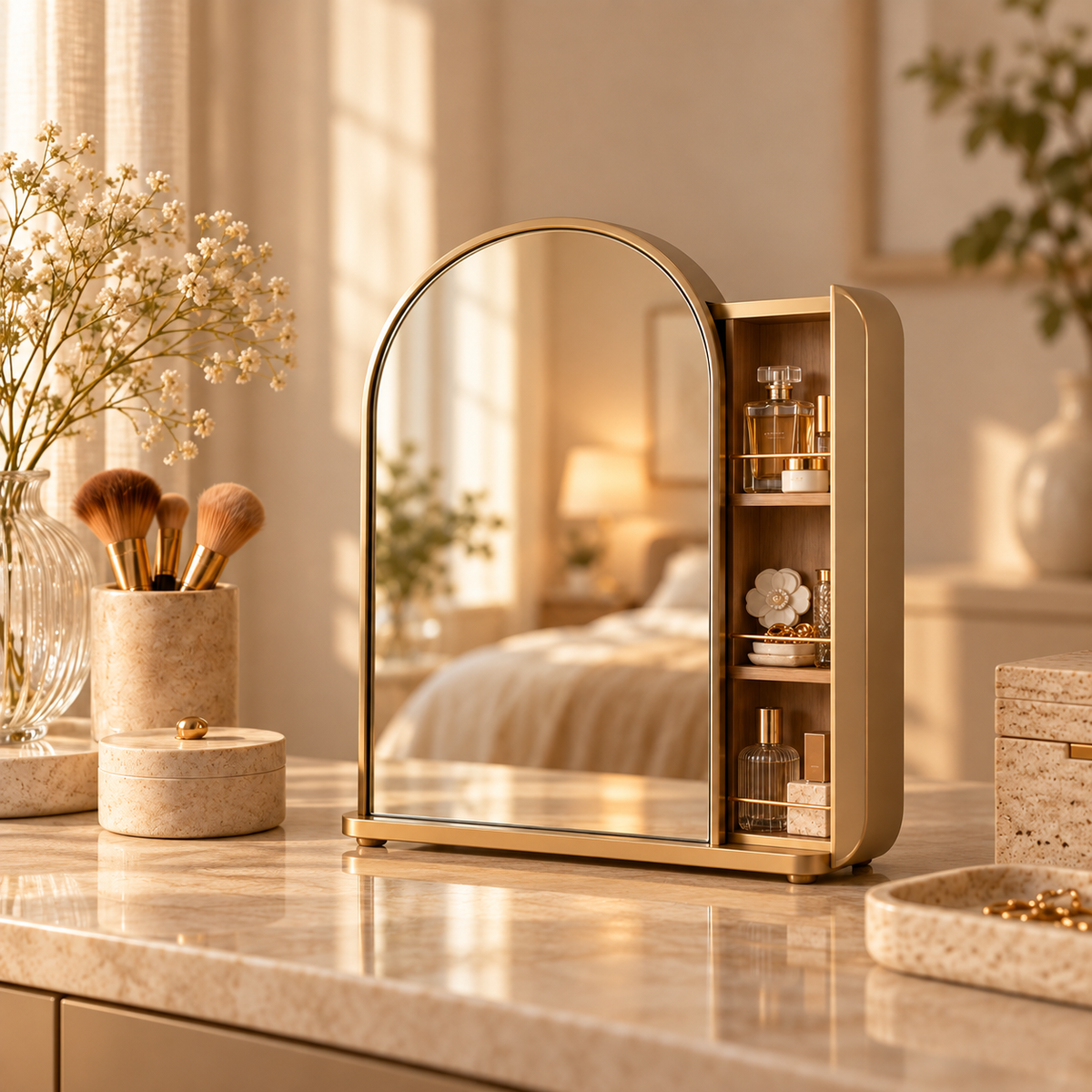oiduoai® FrameNest Mirror Shelf