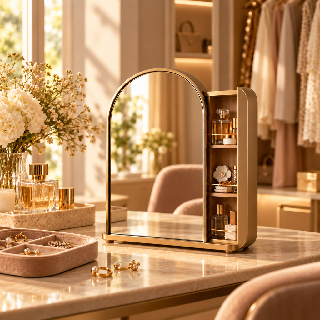 oiduoai® FrameNest Mirror Shelf