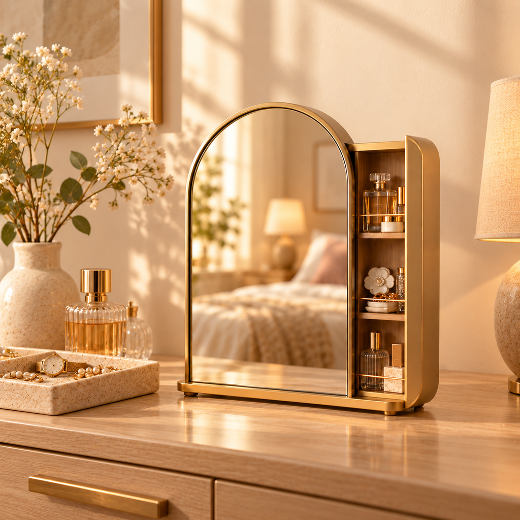 oiduoai® FrameNest Mirror Shelf