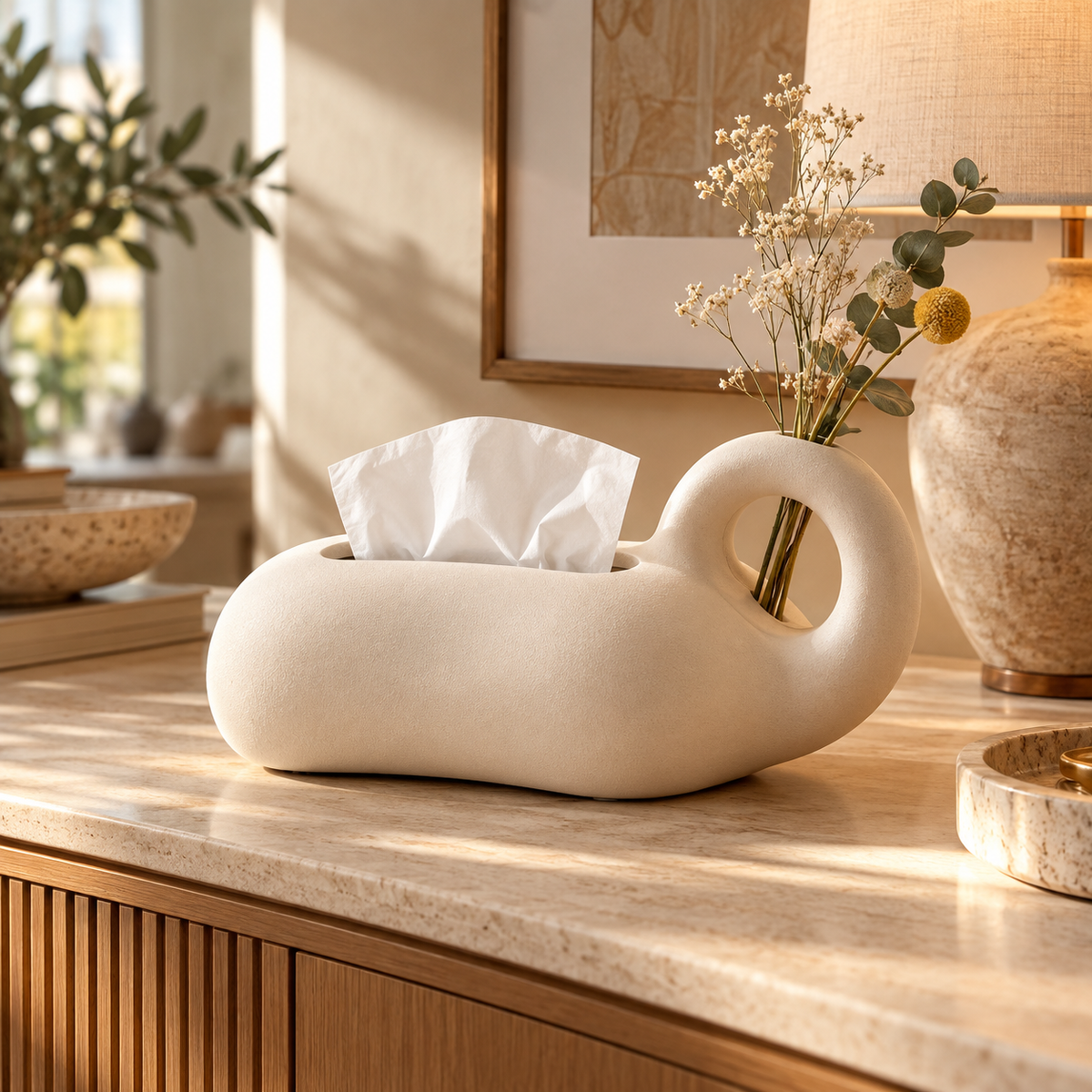 oiduoai® LoopBloom Tissue Vase