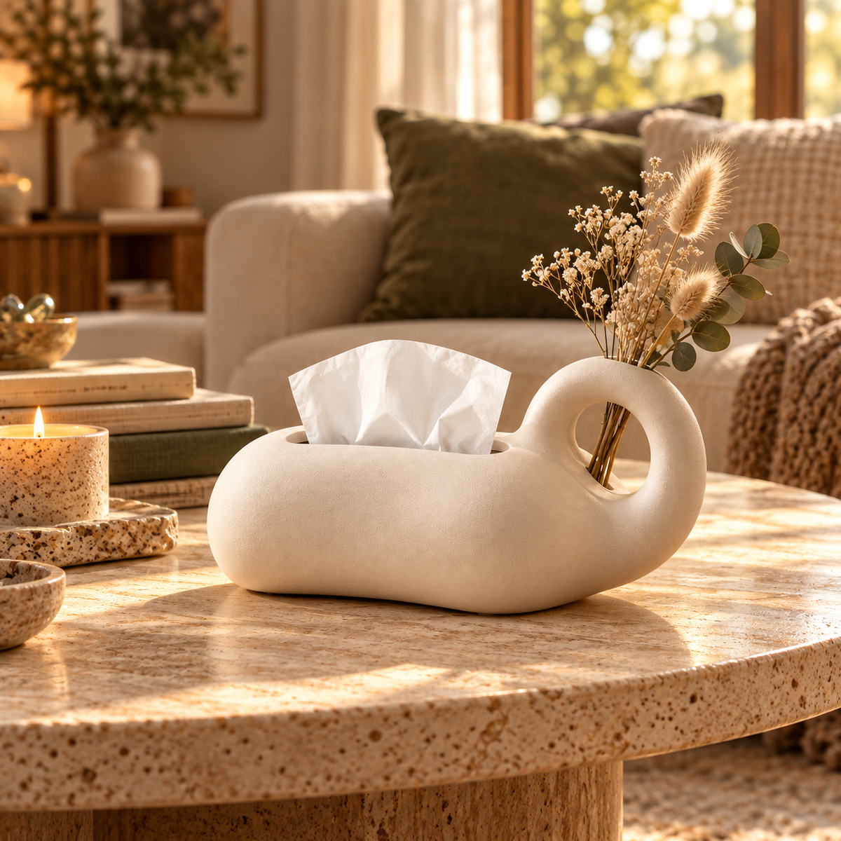oiduoai® LoopBloom Tissue Vase