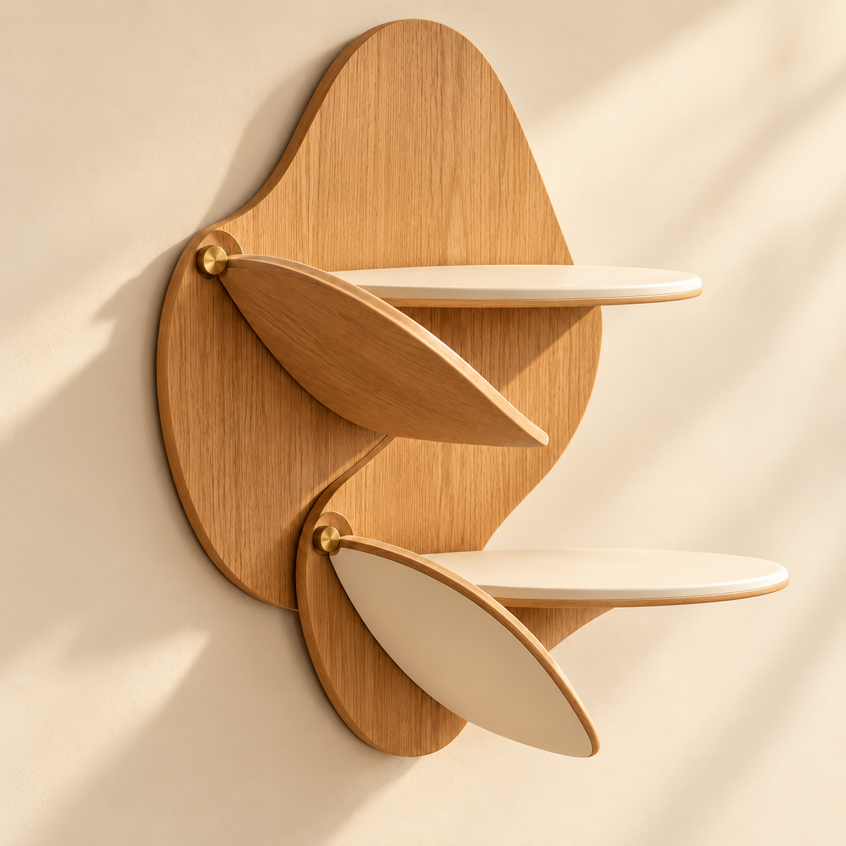 oiduoai® PetalFold Wall Shelf